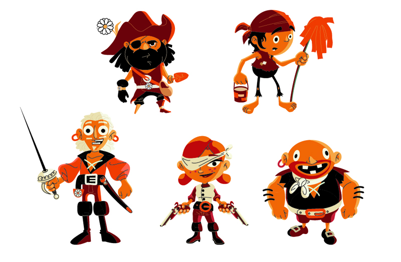 Pirates Characters